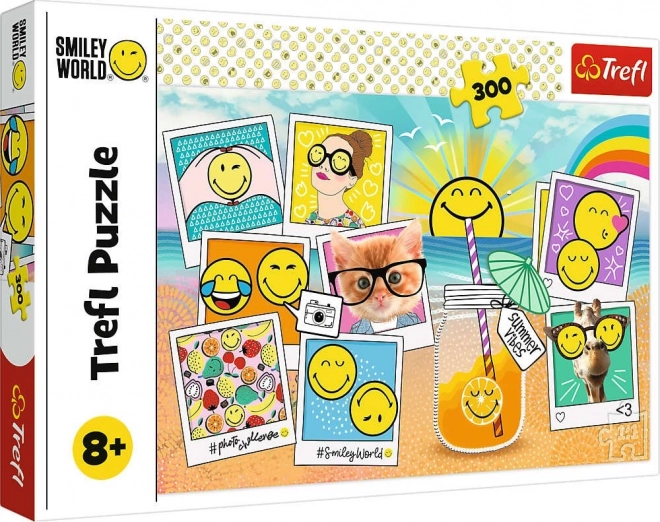 Puzzle Smiley na dovolenke - 300 dielikov