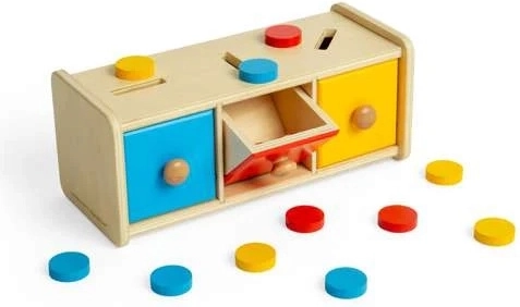 Bigjigs Toys triediaca krabička podľa farieb