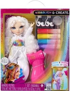 Rainbow High Airbrush bábika s doplnkami – zelené oči