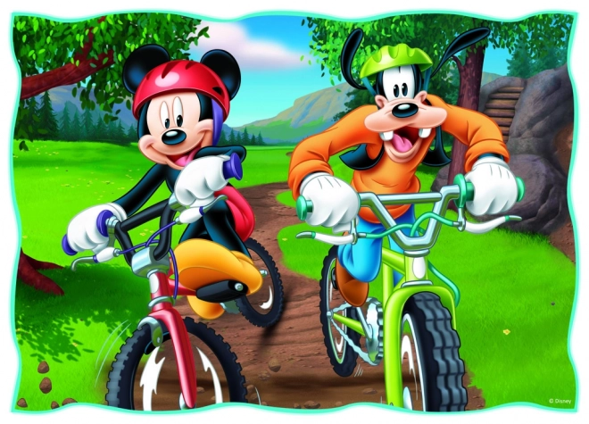 Trefl Puzzle Mickey Mouse: Krásny deň 4v1