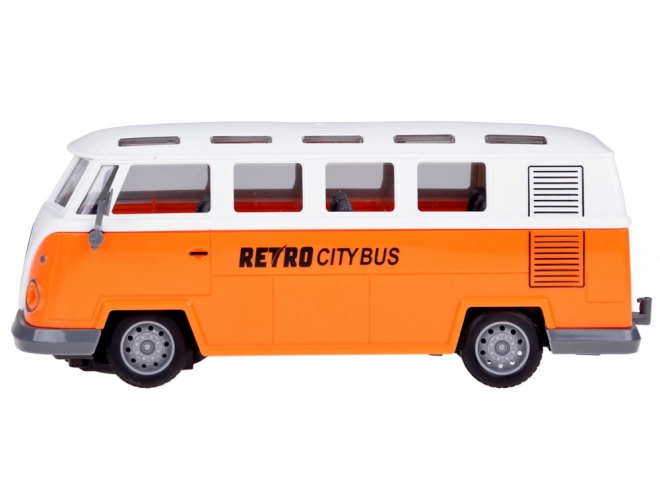 Podsvietený retro autobus na diaľkové ovládanie