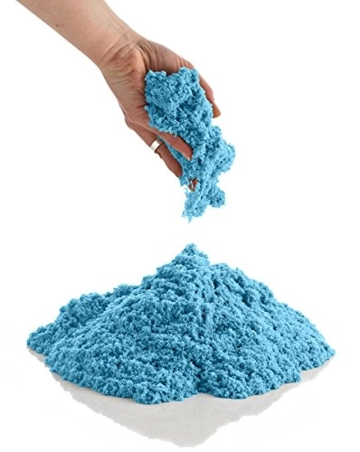 Zelený kinetický piesok 1kg v sáčku – Modrý