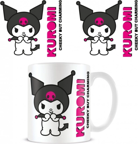 Keramický hrnček KUROMI Cheeky Character 315 ml