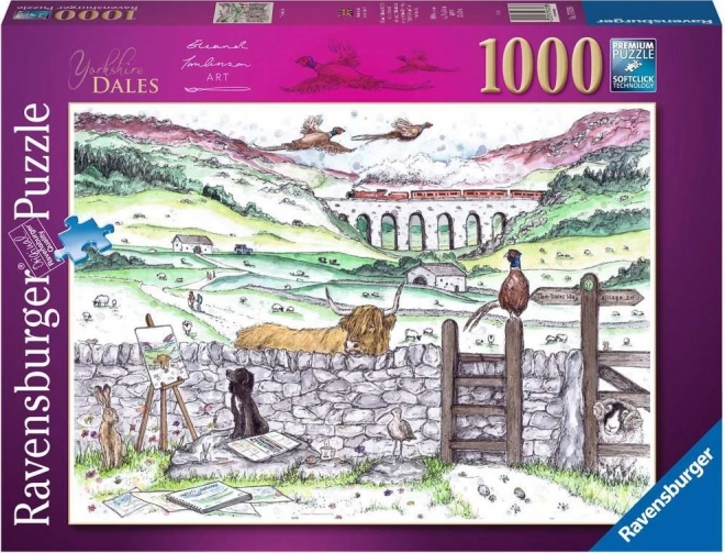 Puzzle Život v Yorkshiru 1000 dielikov