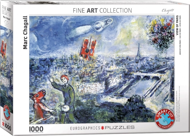 Puzzle Výhľad na Paríž 1000 dielikov