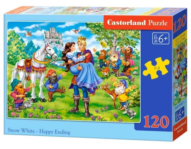 Castorland Puzzle Snehulienka: Šťastný koniec