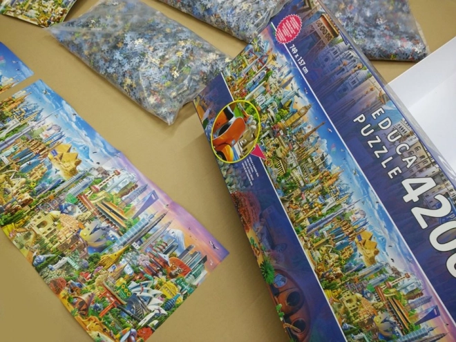 Puzzle Kolem sveta 42000 dielikov