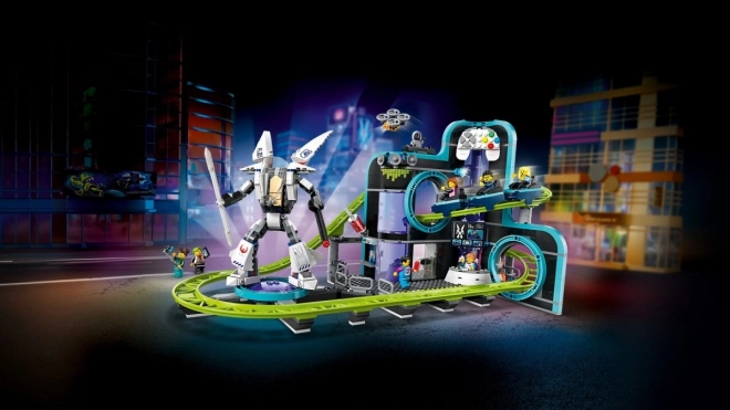 Lego City Park svet robotov s rollercoasterom