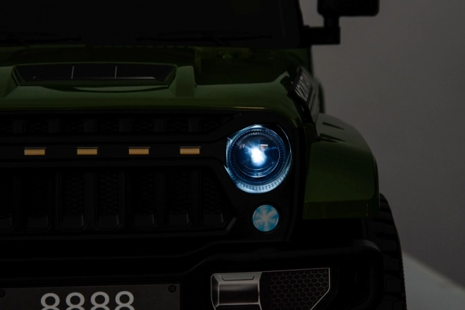 Detské auto na diaľkové ovládanie off road zelené