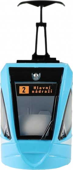 Moderná električka Ostrava modrá 47 cm
