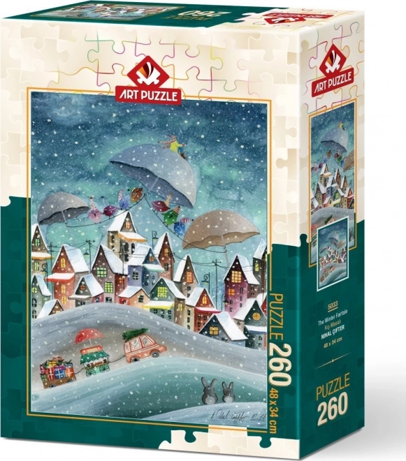 Puzzle príbeh zimy 260 dielikov