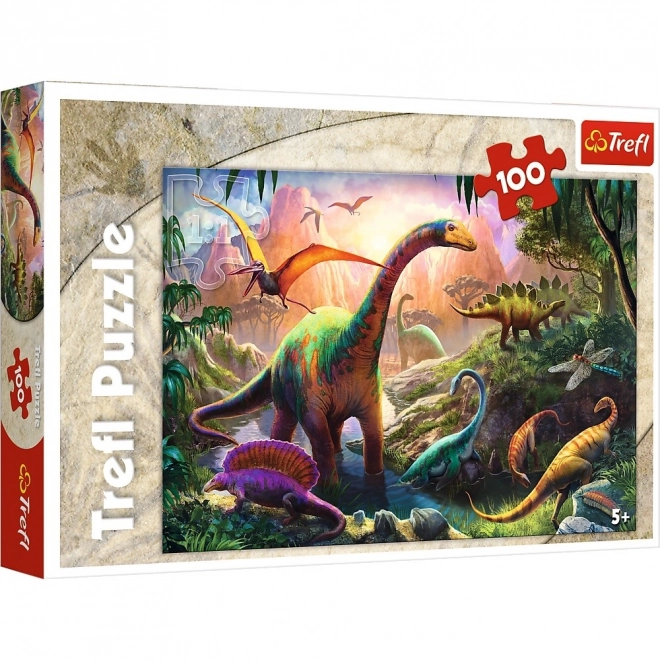 Trefl: Puzzle 100 dielikov - Svet dinosaurov