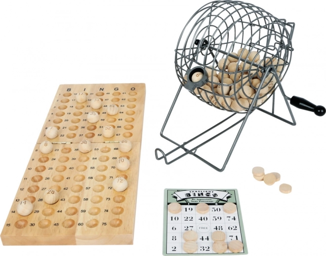Bingo hra z dreva