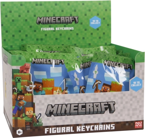 Minecraft figúrkový prívesok na kľúče – zberateľský suvenír