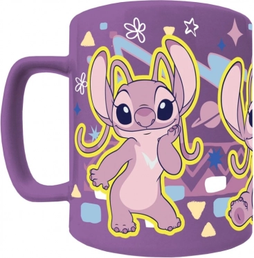 Stitch hrnček s odnímateľným plyšovým návlekom Angel