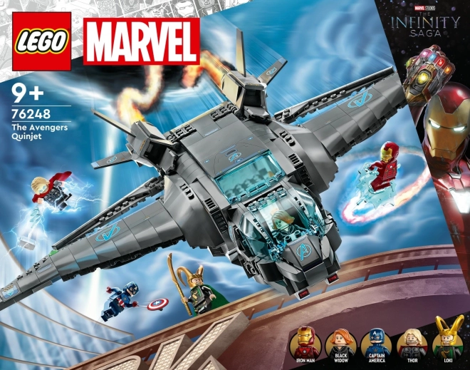 LEGO Marvel Stíhačka Avengers Quinjet