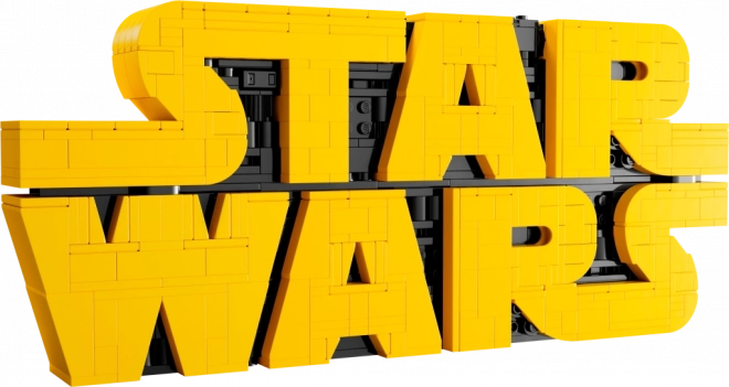 Lego Star Wars Logo z kociek