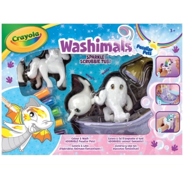Kreatívna sada bájne zvieratká na vyfarbovanie Washimals