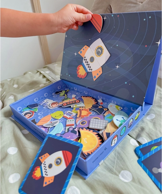 Magnetická Skladačka Vesmír - TOOKY TOY