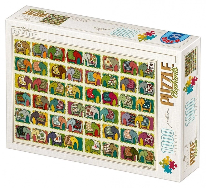 D-toys puzzle Slony