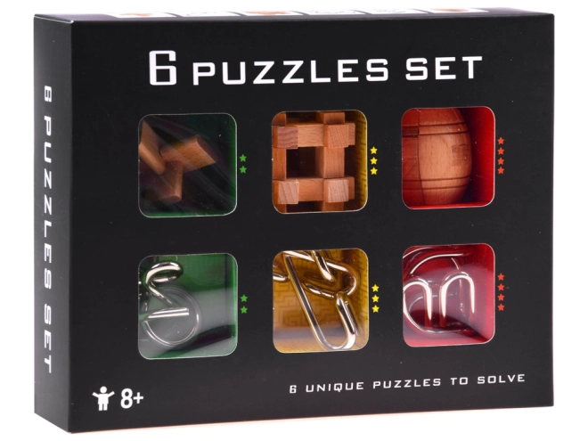 Logické hlavolamy a kovové puzzle