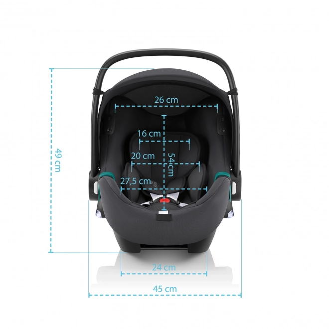 Detská autosedačka Baby-Safe Britax Römer iSense Nordic Grey