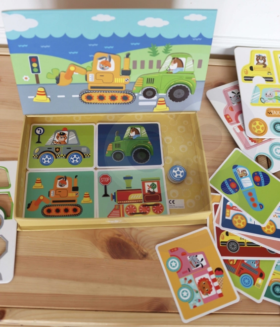 Tooky Toy Magnetická Montessori Skrinka s 80 Dielikmi
