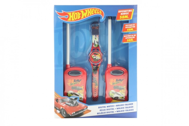 Hot Wheels vysílačka a hodinky