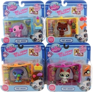 Littlest Pet Shop pet nooks zberateľské mini sety