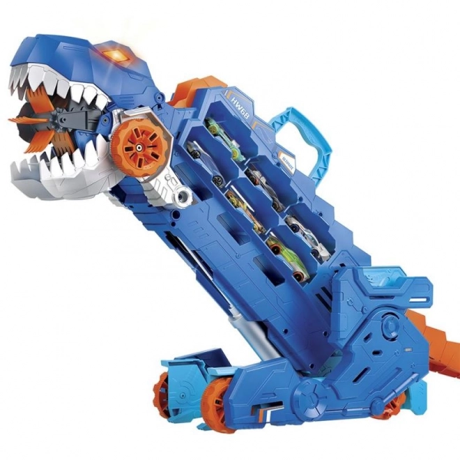 Hot Wheels City T-Rex Tahač so Svetlami a Zvukmi