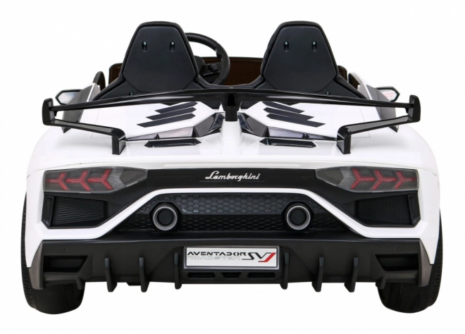 Lamborghini SVJ DRIFT pro 2 deti Biela + funkcia Drift + diaľkové ovládanie + MP3 LED + pomalý štart