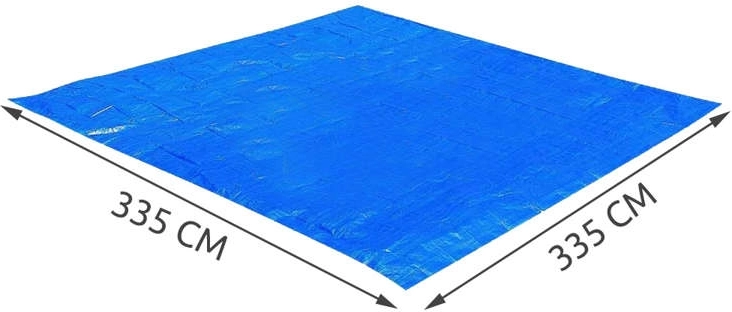 Veľkorysý rozmer 335 × 335 cm