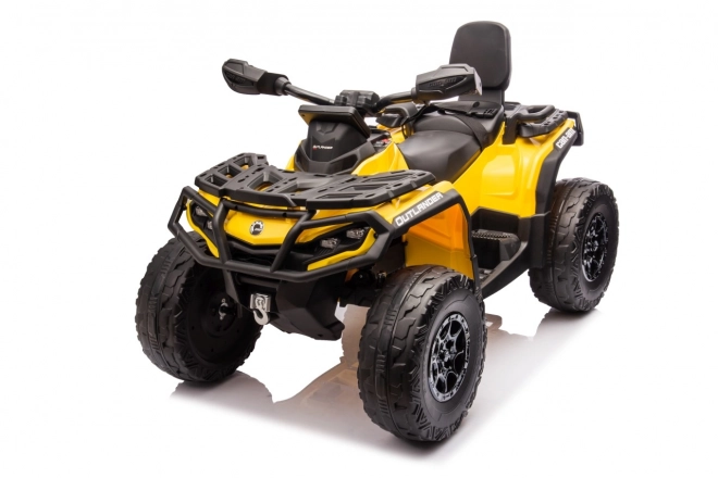 Detská štvorkolka Can Am Outlander ATV žltá