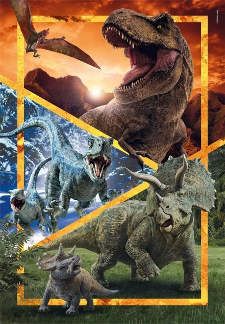 Puzzle 104 dielikov - Jurassic World od Clementoni