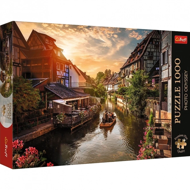Puzzle 1000 dielikov - Premium Plus - Foto Odyssey - Malé Benátky v Colmar, Francúzsko