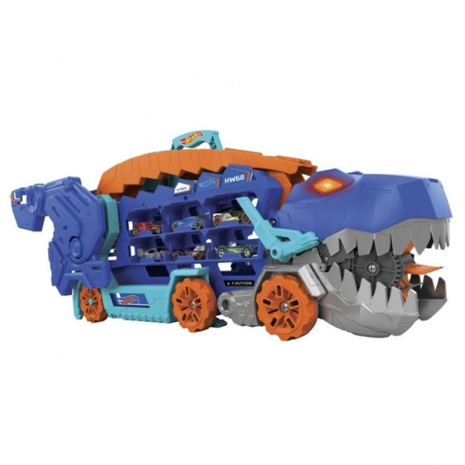 Hot Wheels City T-Rex Tahač so Svetlami a Zvukmi