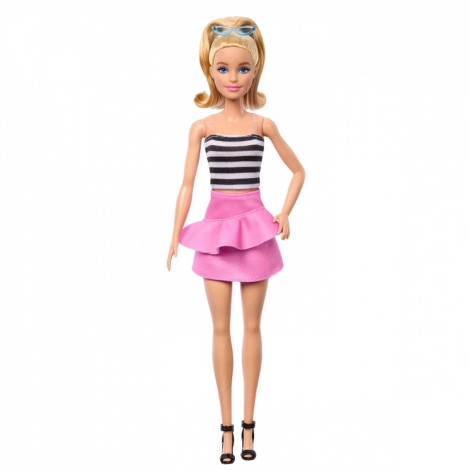 Barbie Fashionistas v bielo-čiernych pásikoch