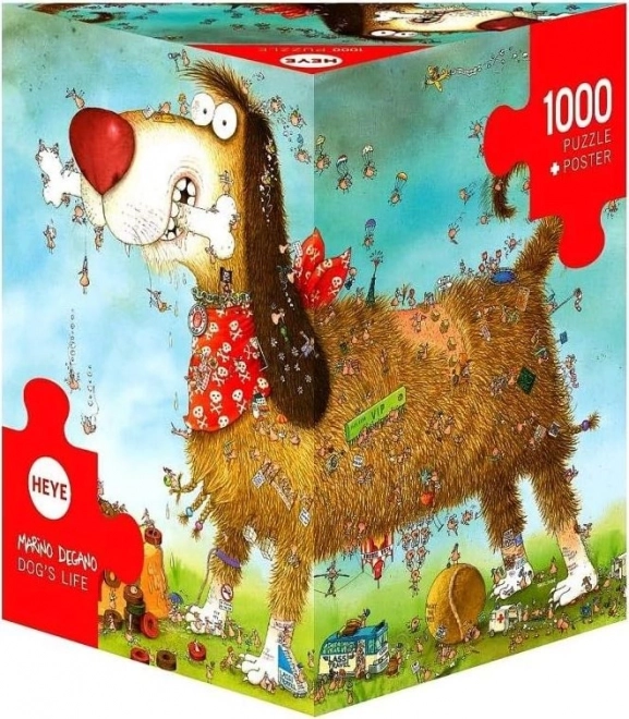 Puzzle Psí život 1000 dielikov