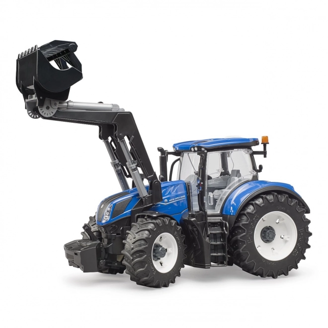 Farmársky traktor New Holland s predným nakladačom