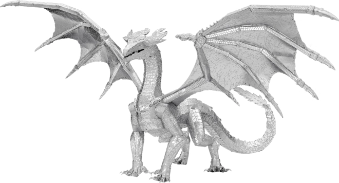 METAL EARTH 3D puzzle Premium Series: Oceľový drak