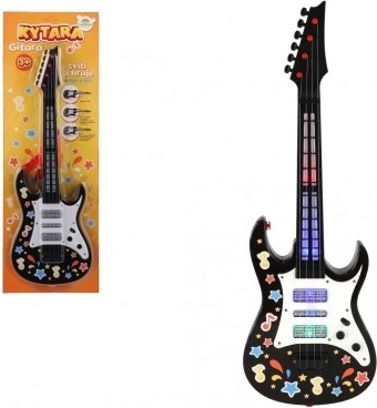 Detská plastová gitara 53 cm so zvukom a svetlom