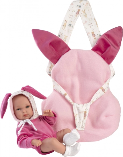 Llorens New Born Dievčatko - Realistická Bábika Bábätko s Celovinylovým Telom 35 cm