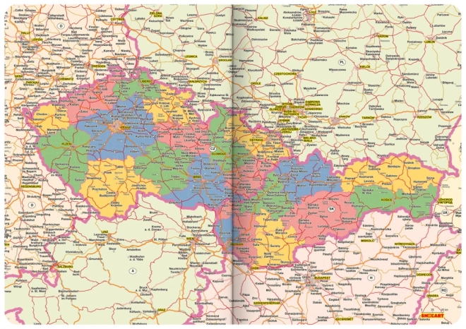 Notique týždenný diár 2025 v čierno-zlatej farbe