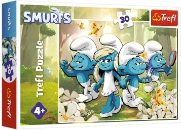 Puzzle Šmolkovské Dobrodružstvá