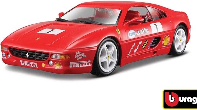 Kovový model Ferrari F355 Challenge od Bburago v mierke 1:24