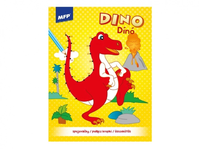 Omalovánky spojovačky Dino