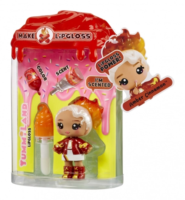 Bábika Yummiland Lip Gloss S2 Amber Cinnamon