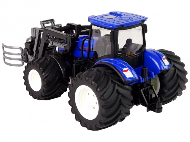 Traktor na diaľkové ovládanie s uchopovačom