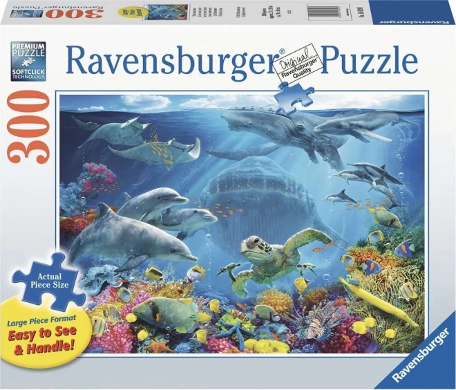 Puzzle Veľký formát 300 dielikov Podvodný život