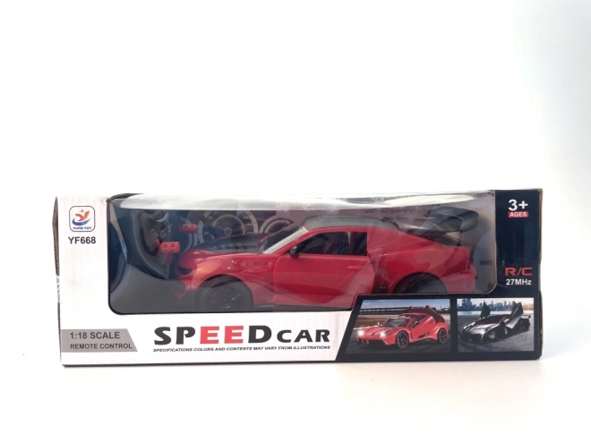 Športové RC auto 1:18 červené